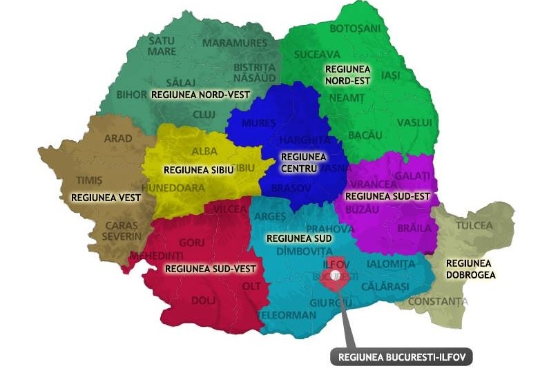 regionalizare 10 regiuni