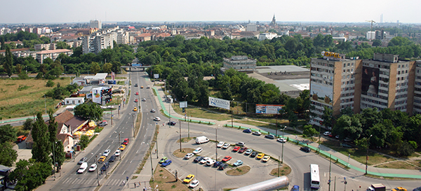 View over the city Timisoara