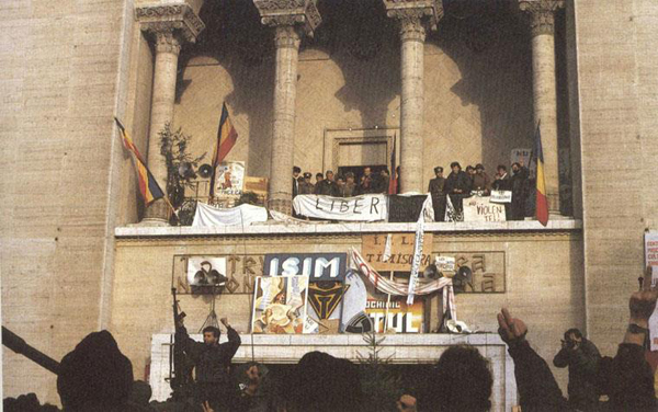 Miercuri 25 de ani de la proclamatia de la Timisoara revolutia balconul operei timisaora