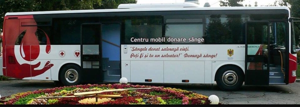 donare sange autobuz