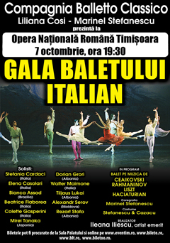 Gala BALET ITALIA Timisoara