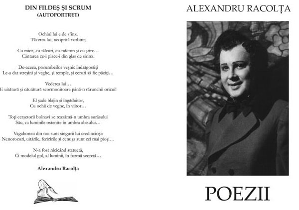 coperta poezii alexandru racolta